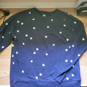 Old Navy Daisy Print Crewneck Sweatshirt